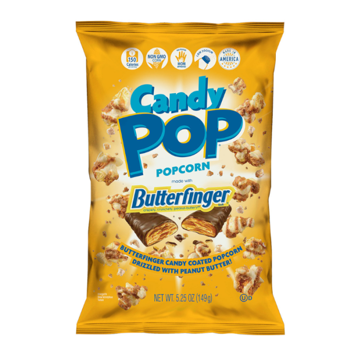 Candy Pop Butterfinger Popcorn 149g-1