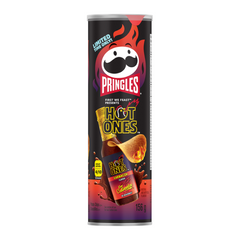 Pringles Hot Ones Barbacoa 156g-1