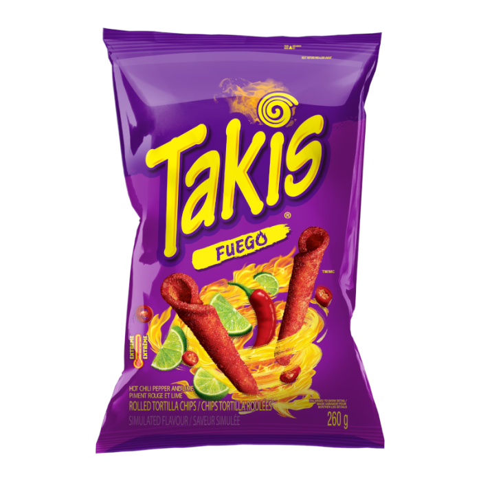 Takis Fuego (Spicy Chili Pepper Lime) 260g