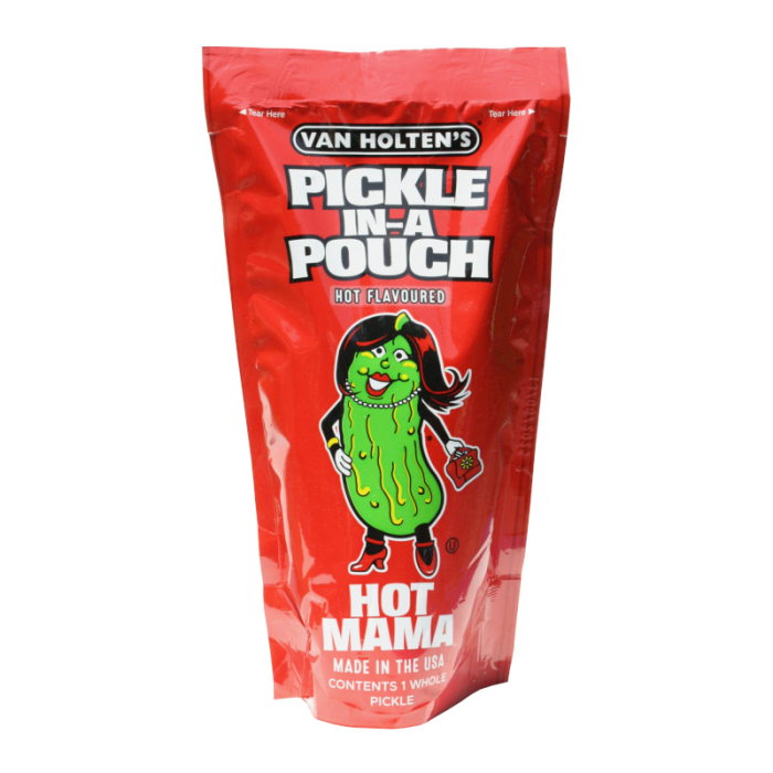 Van Holtens Pickle In A Pouch Hot Mama 306g-1