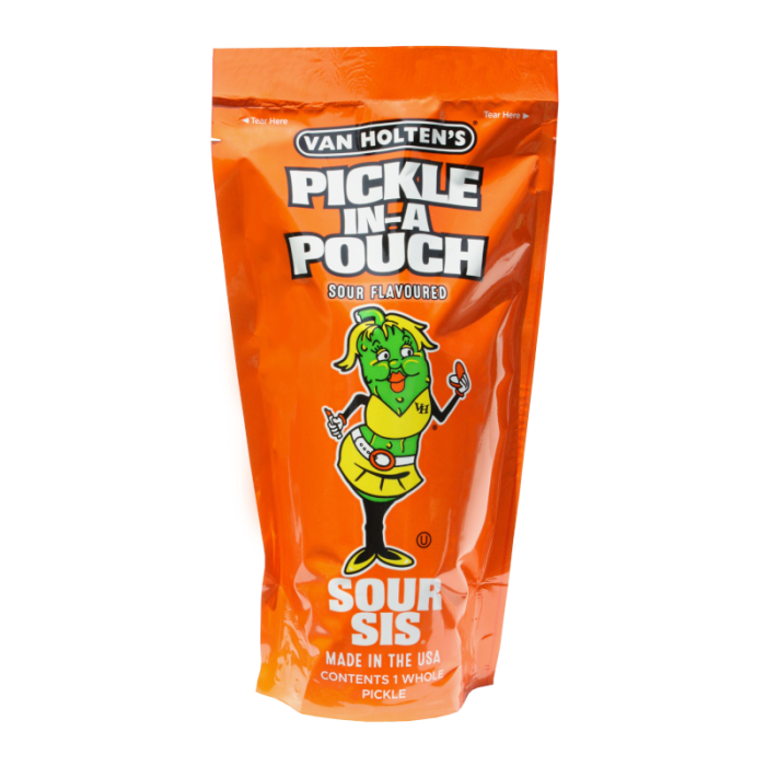 Van Holtens Pickle In A Pouch Sour Sis 306g