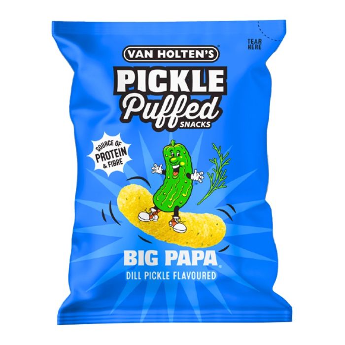 Van Holten's - Pickle Puffed Snacks - Big Papa (90g) - 10CT-1