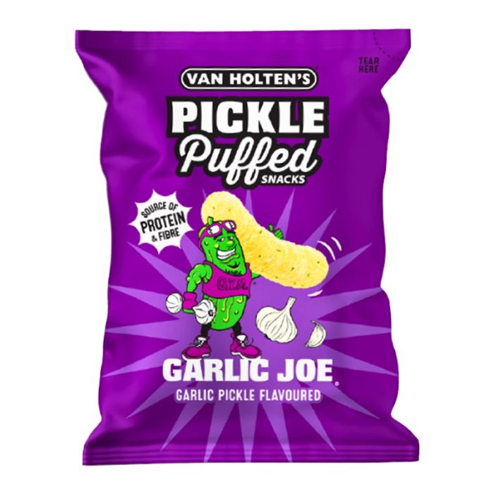 Van Holten's - Pickle Puffed Snacks - Garlic Joe 90g